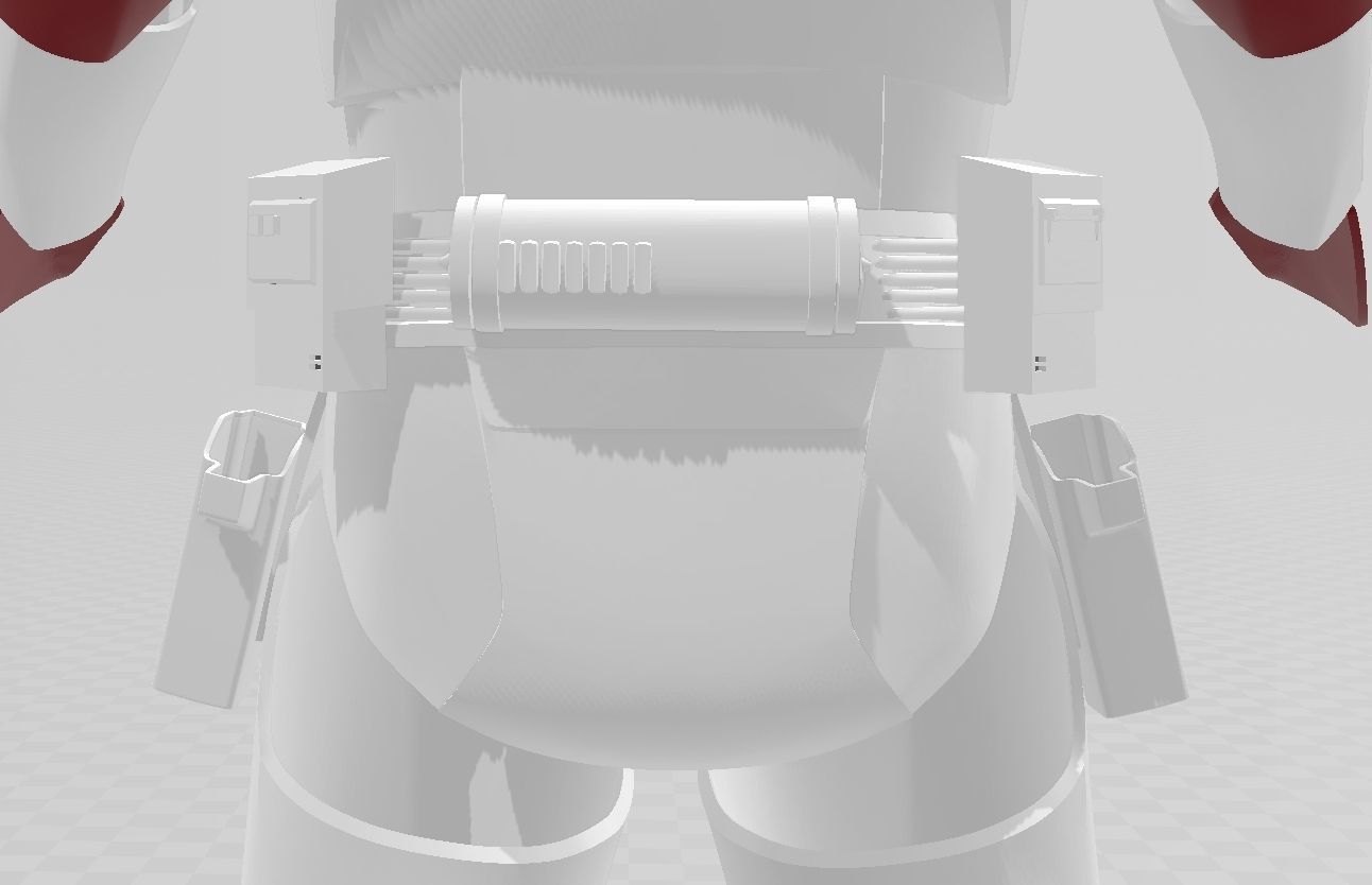 Star Wars A-77 Captain Fordo ARC Trooper Phase II Full Armor 3D print model_7