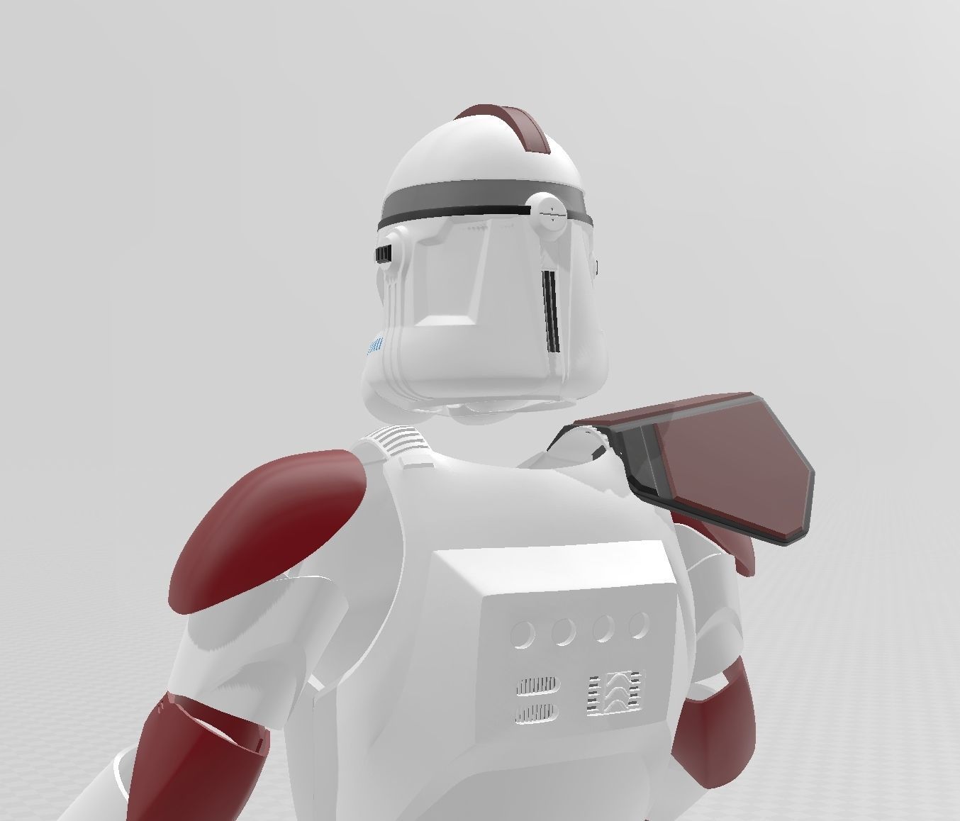 Star Wars A-77 Captain Fordo ARC Trooper Phase II Full Armor 3D print model_2