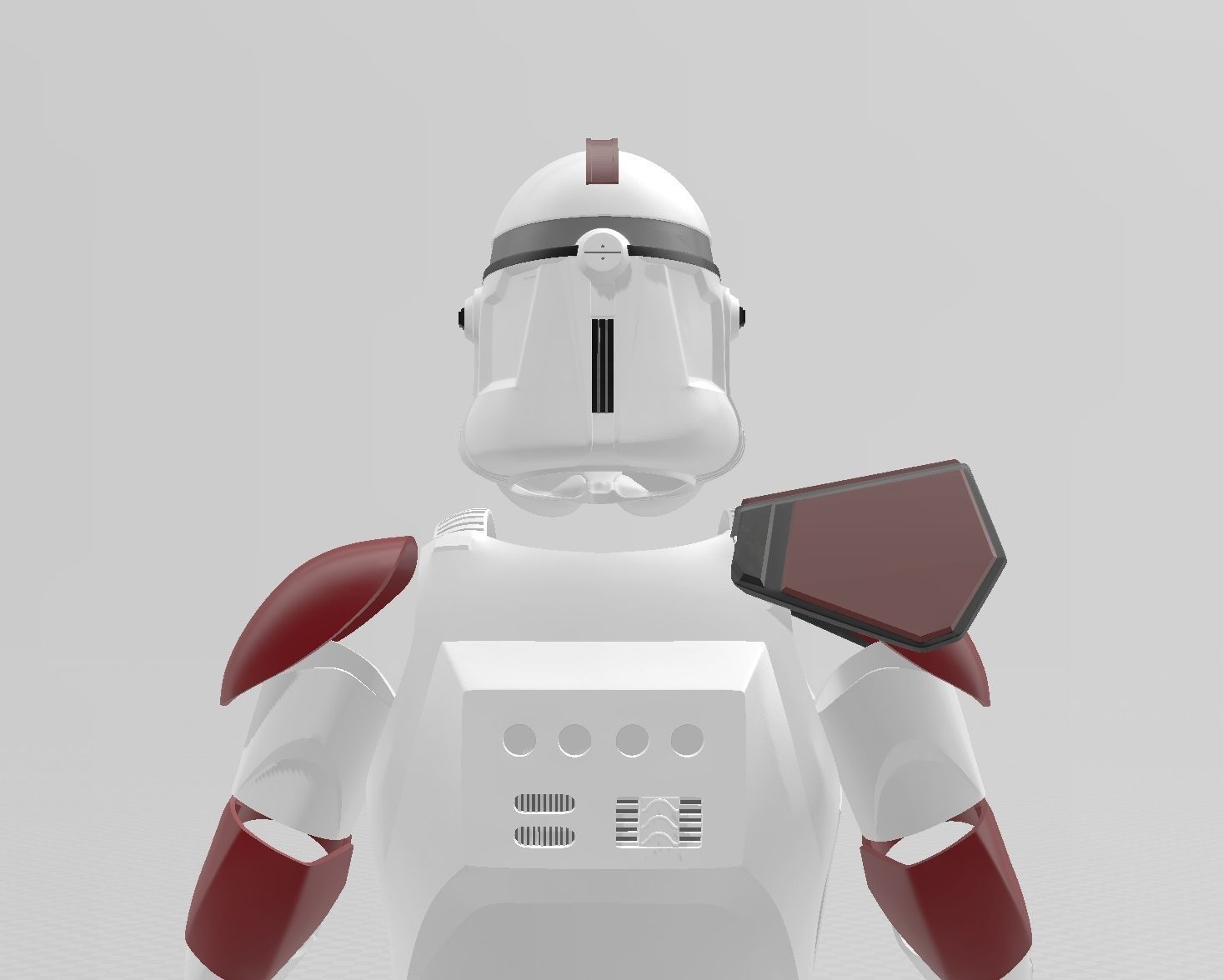 Star Wars A-77 Captain Fordo ARC Trooper Phase II Full Armor 3D print model_3