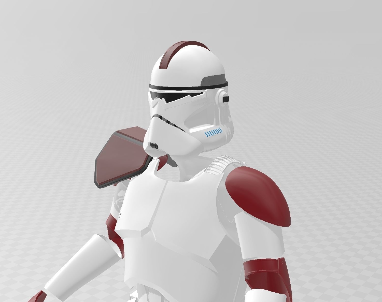 Star Wars A-77 Captain Fordo ARC Trooper Phase II Full Armor 3D print model_1