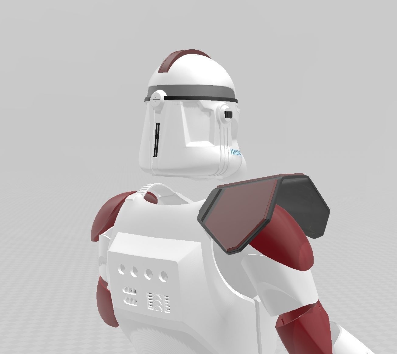 Star Wars A-77 Captain Fordo ARC Trooper Phase II Full Armor 3D print model_4