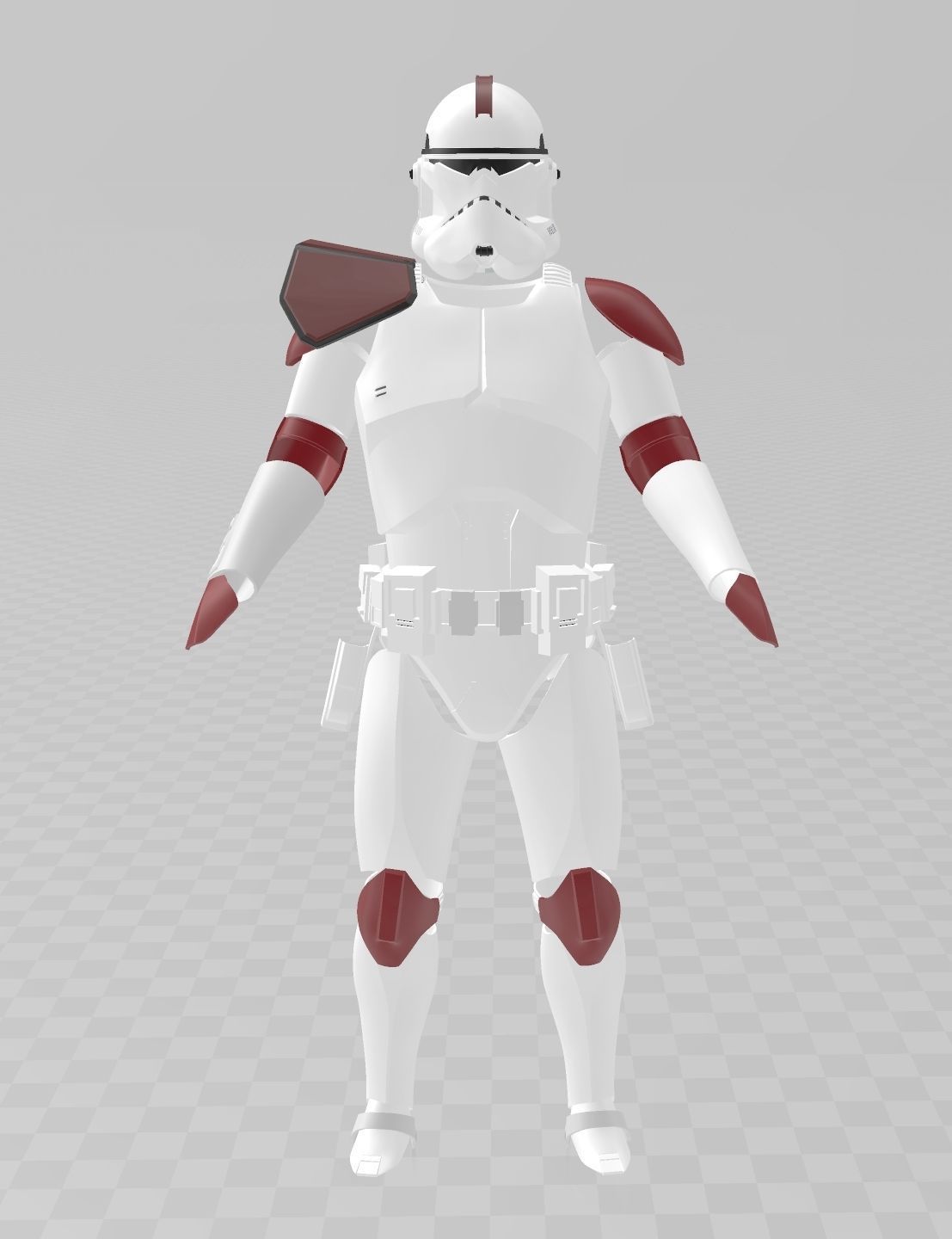 Star Wars A-77 Captain Fordo ARC Trooper Phase II Full Armor 3D print model_16