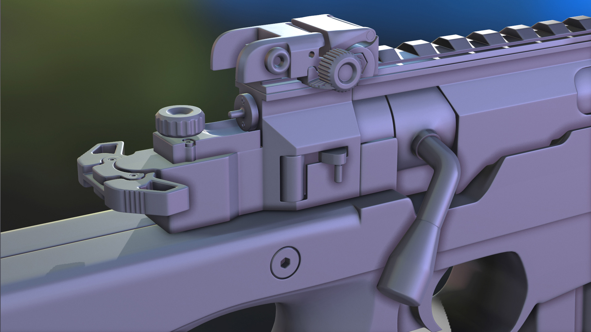 AWP Sniper 3D model_2