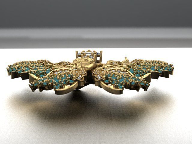 women Necklace 3D print model_10