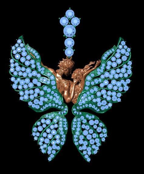 women Necklace 3D print model_16