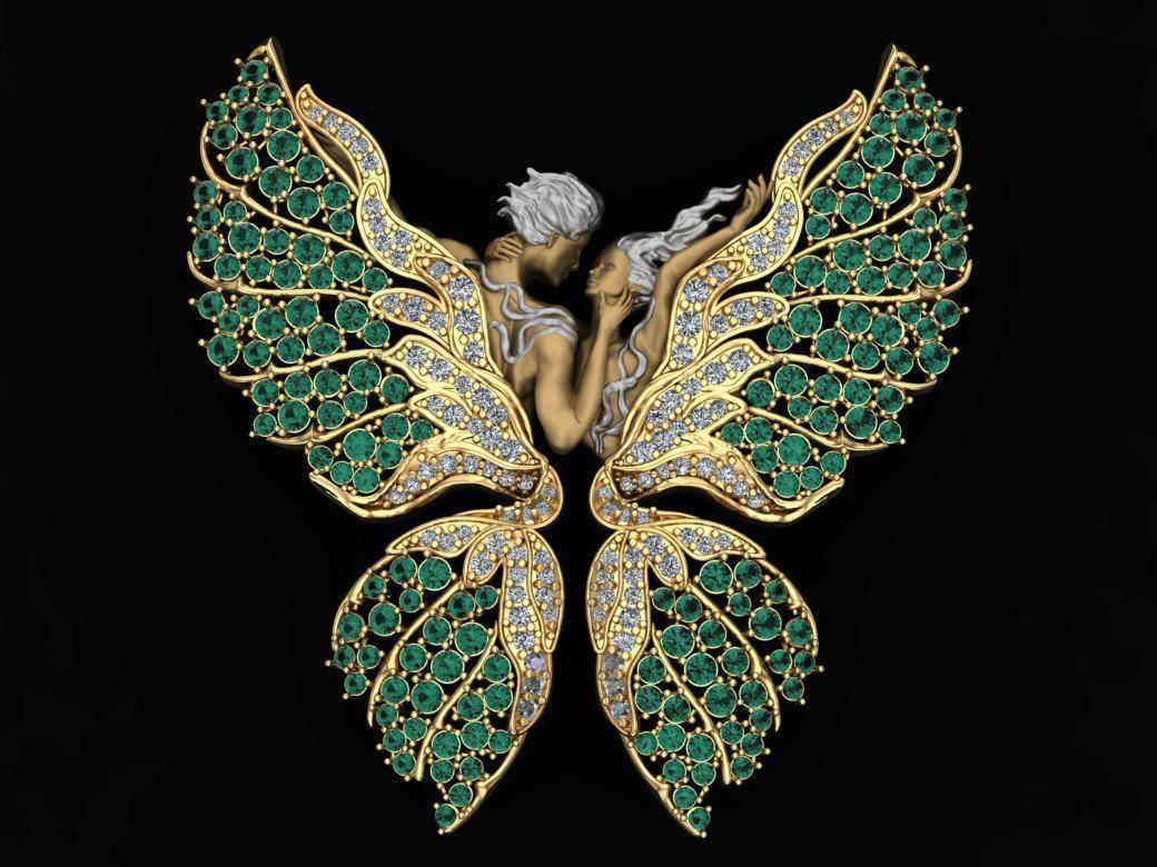 women Necklace 3D print model_23