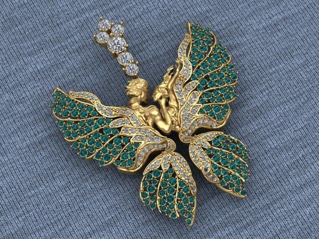 women Necklace 3D print model_20