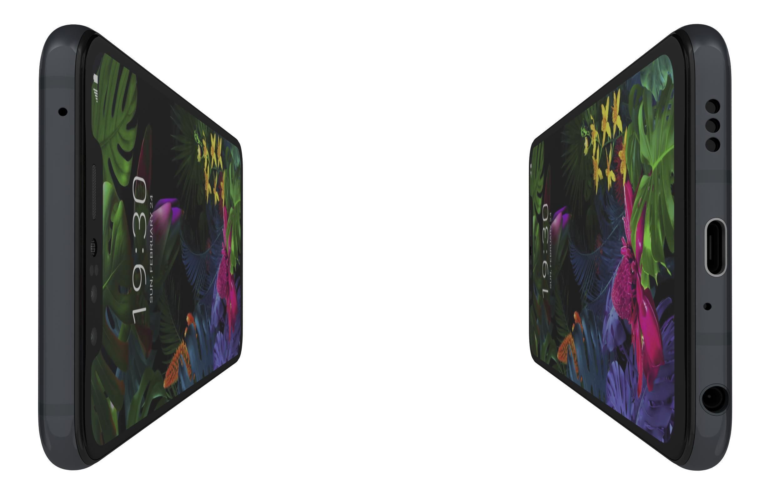 LG G8s ThinQ New Aurora Black 3D model_4