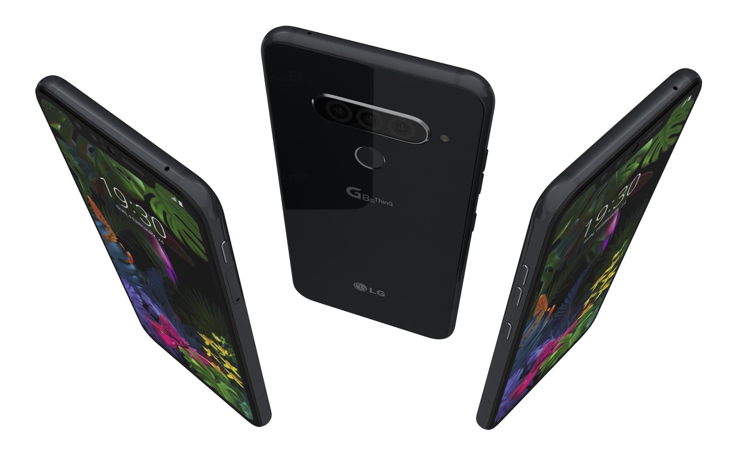 LG G8s ThinQ New Aurora Black 3D model_3