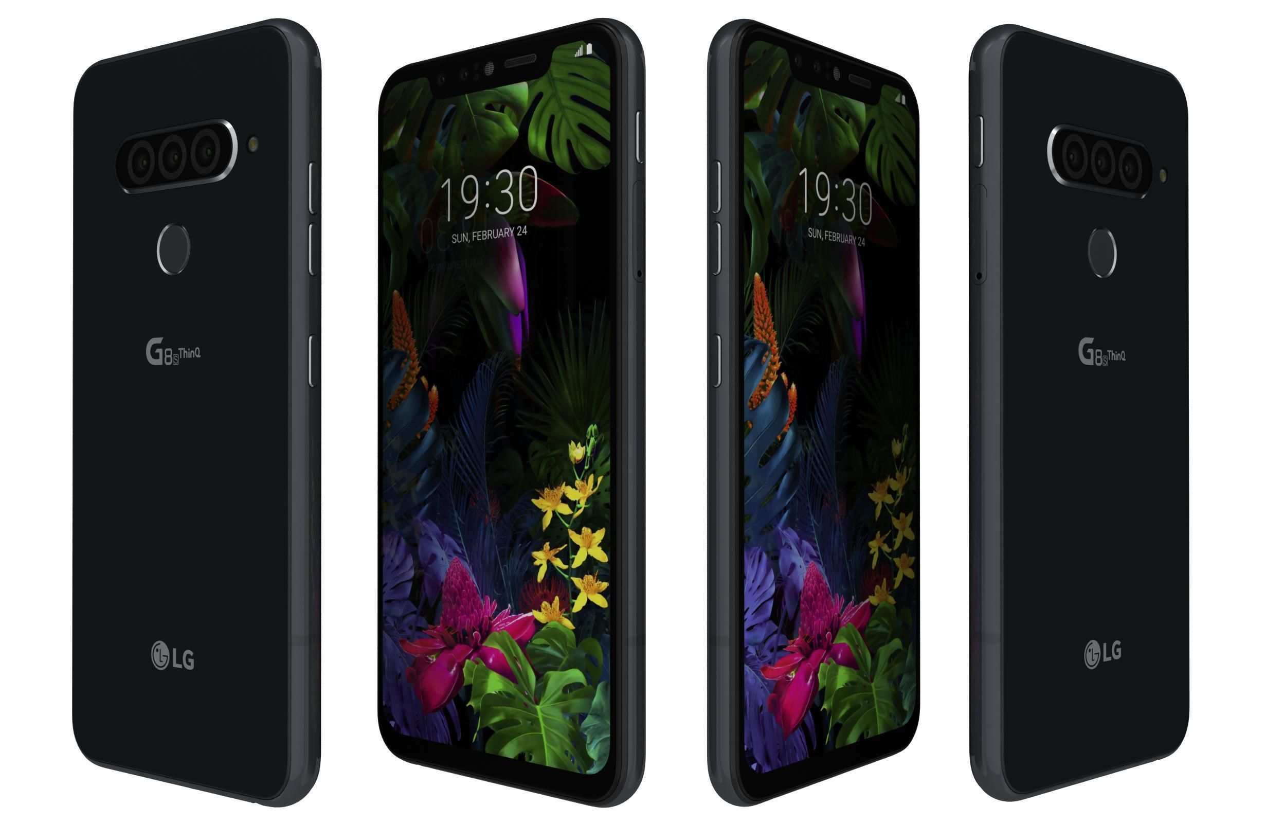 LG G8s ThinQ New Aurora Black 3D model_1