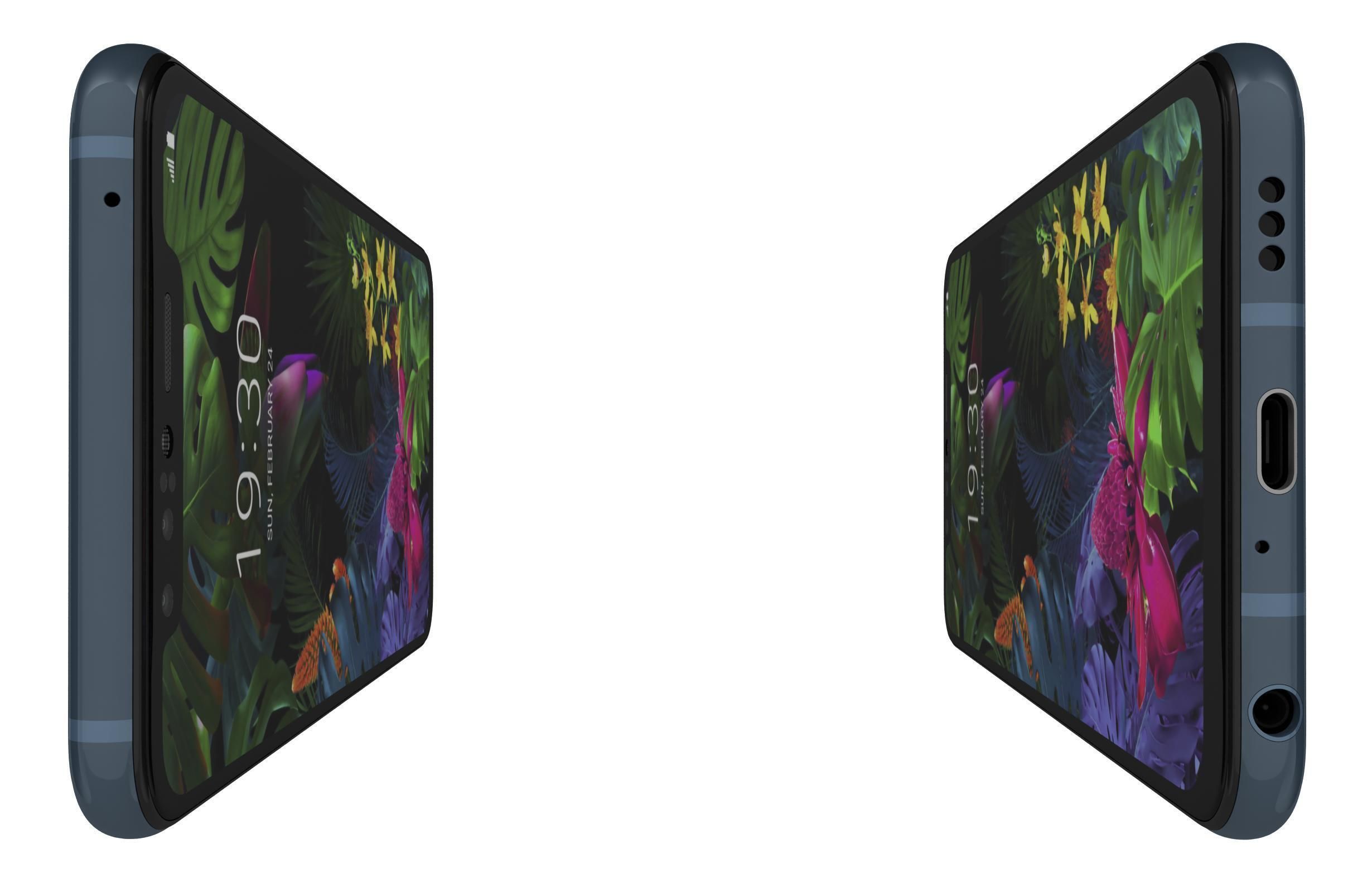 LG G8s ThinQ New Moroccan Blue 3D model_6