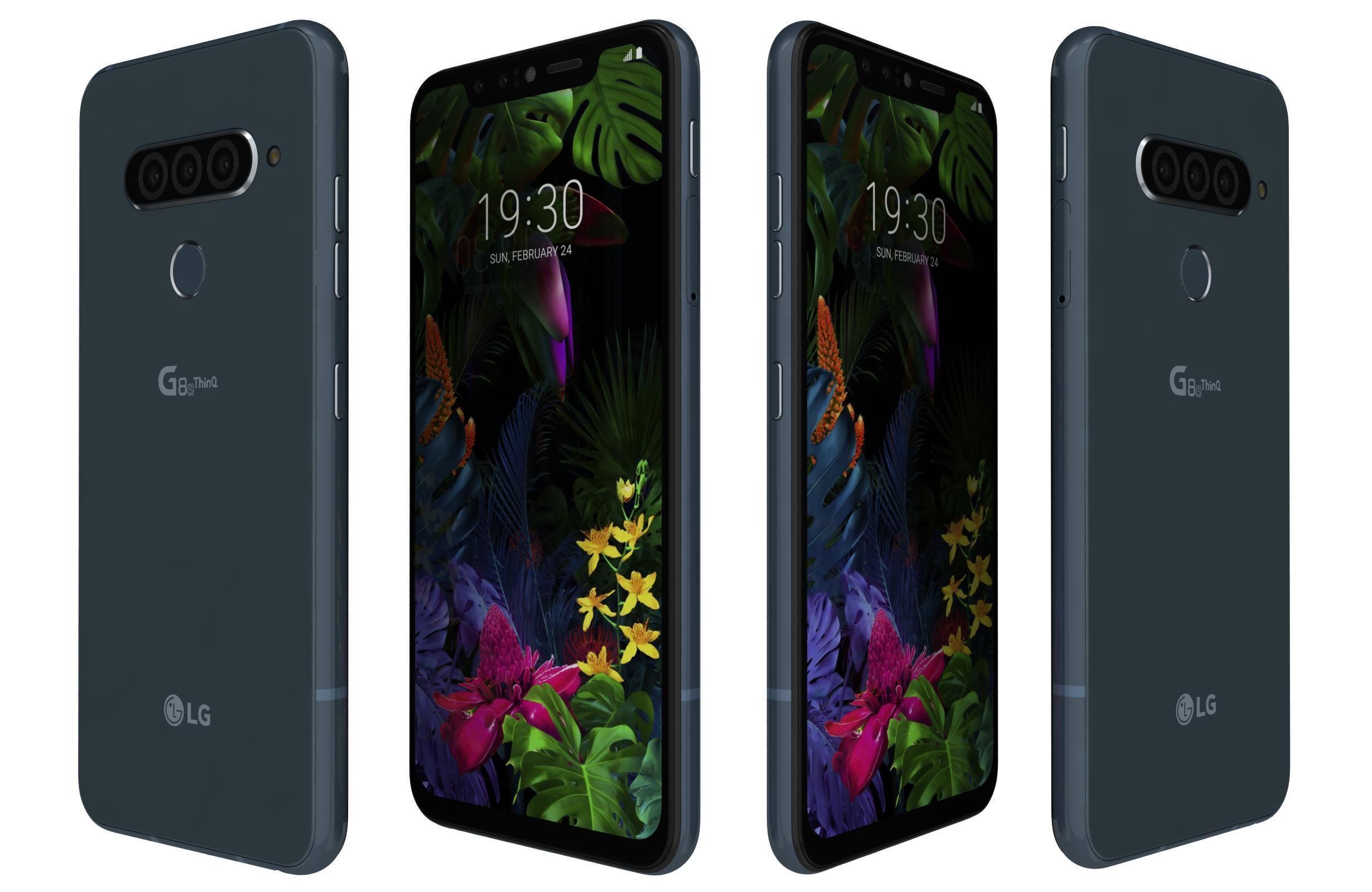 LG G8s ThinQ New Moroccan Blue 3D model_1