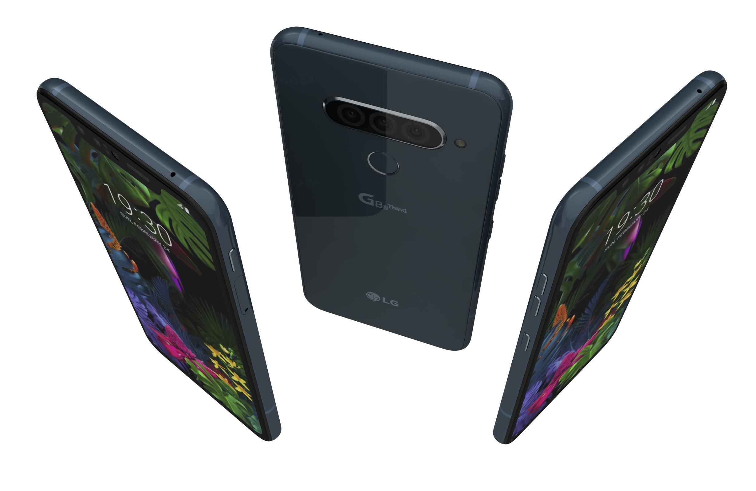 LG G8s ThinQ New Moroccan Blue 3D model_3