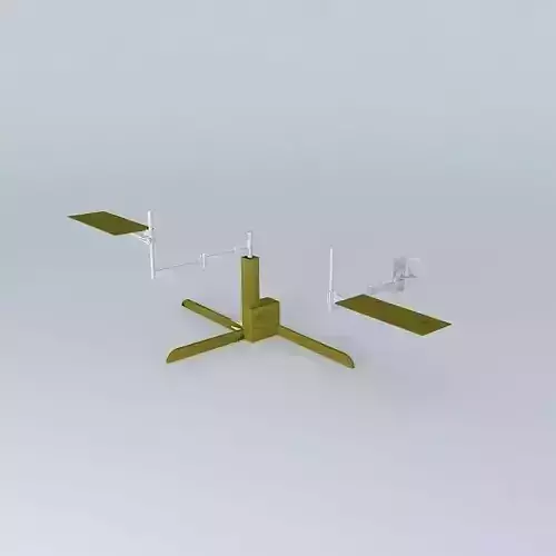 Dual-sided overbed chair table