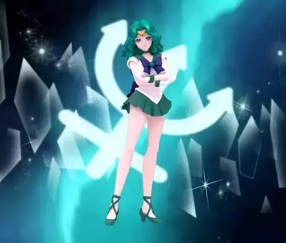 Sailor Neptune 3D model