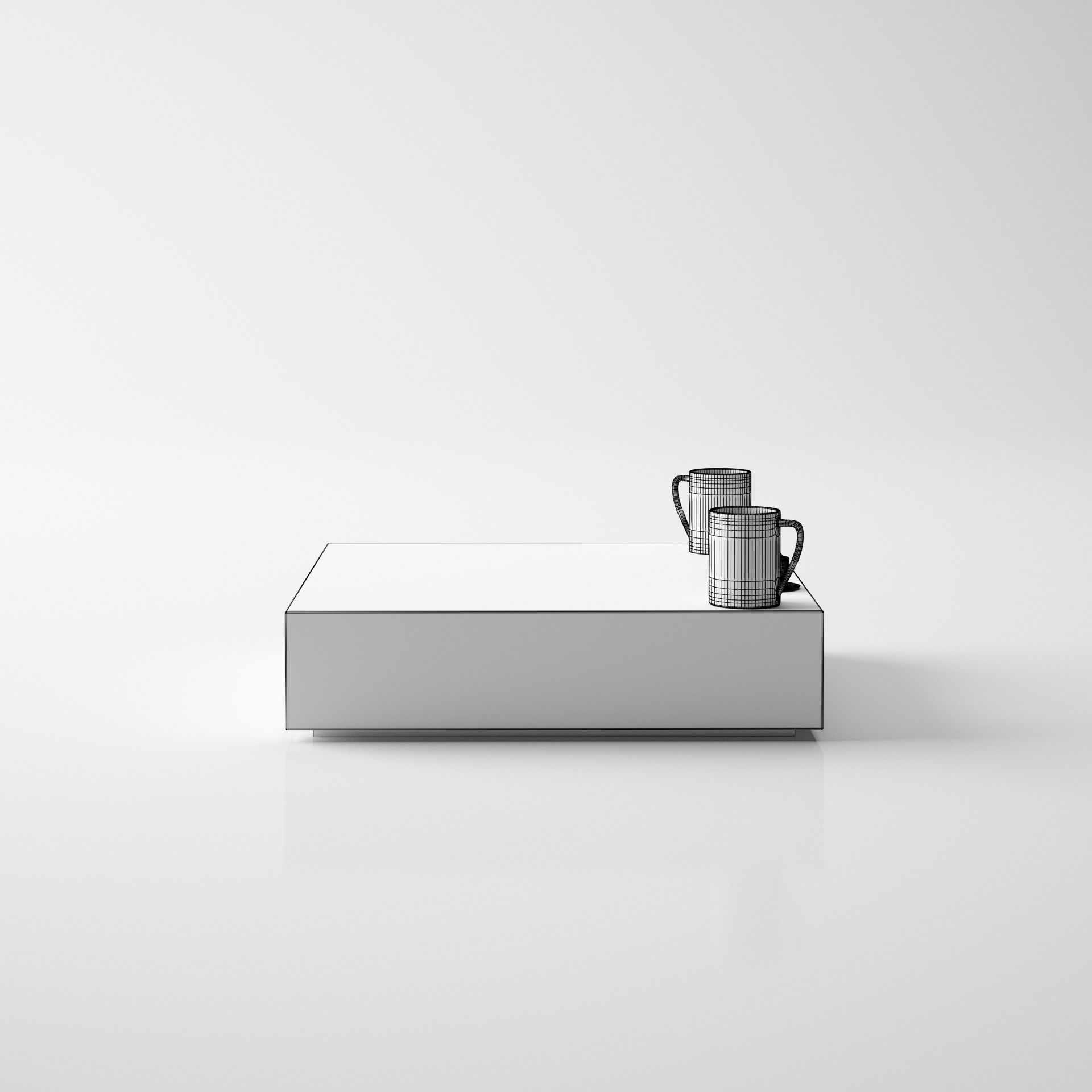 Coffee Table - High Quality Furniture 01 Free 3D model_1