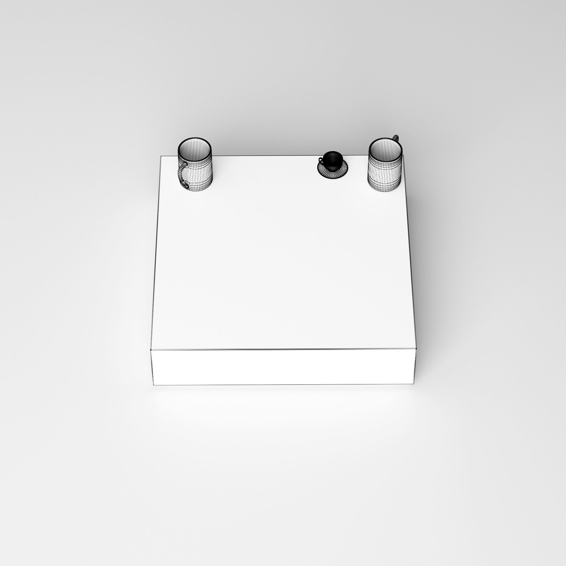 Coffee Table - High Quality Furniture 01 Free 3D model_3