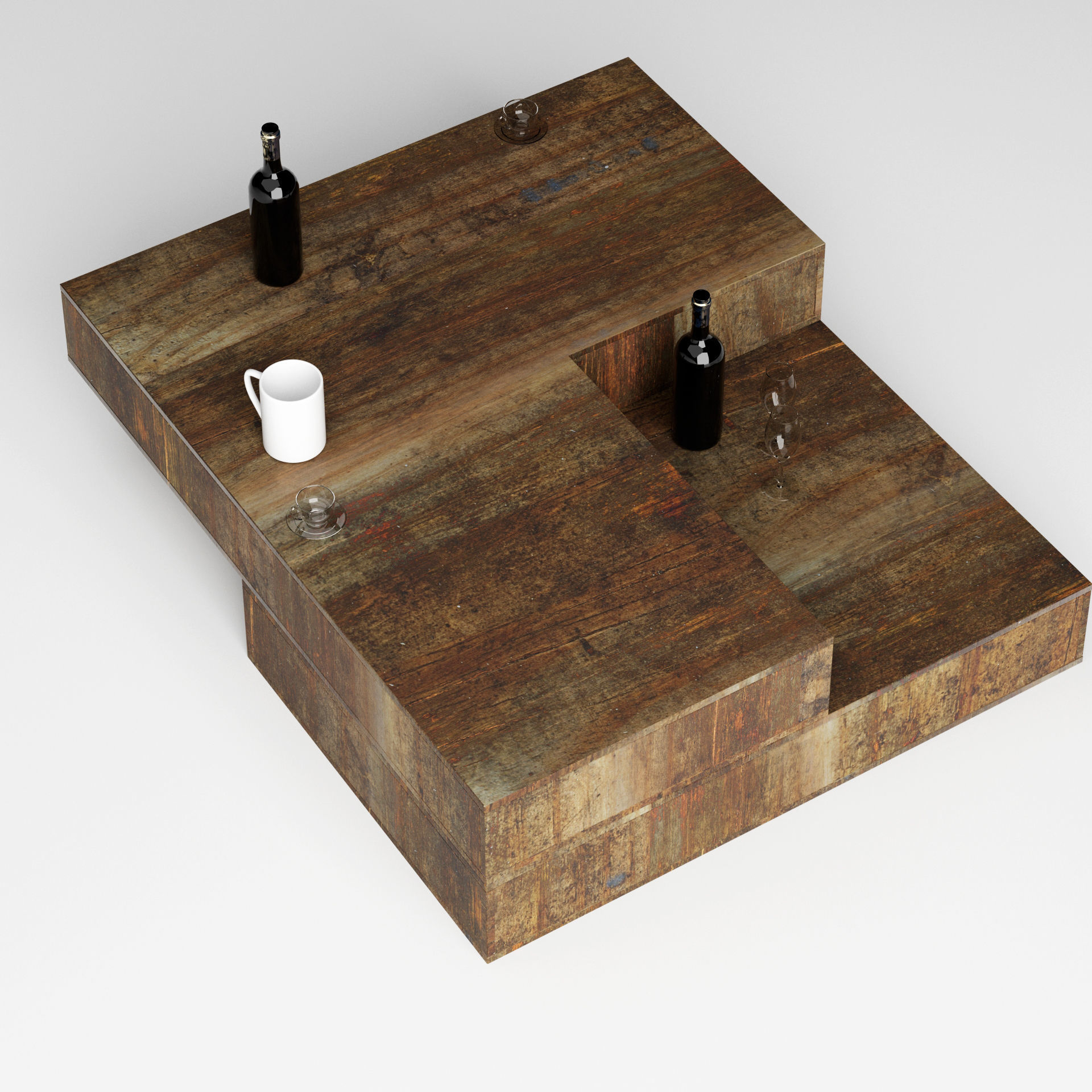 Coffee Table - High Quality Furniture 02 3D model_2