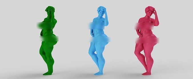Fat Woman 3D print model