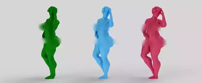 Fat Woman 3D print model