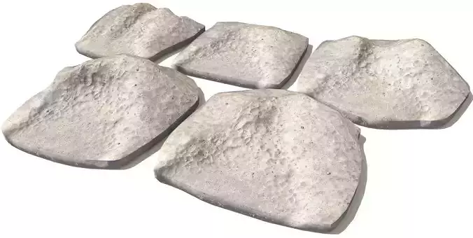 Sand Beaches Low-poly 3D model