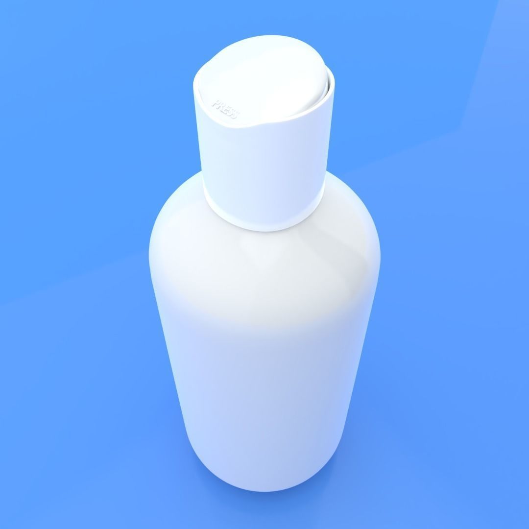 Shampoo Bottle 3D model_3