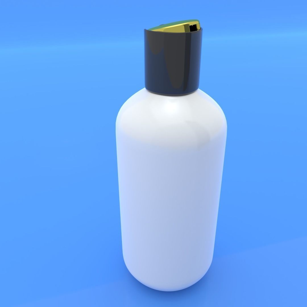 Shampoo Bottle 3D model_1