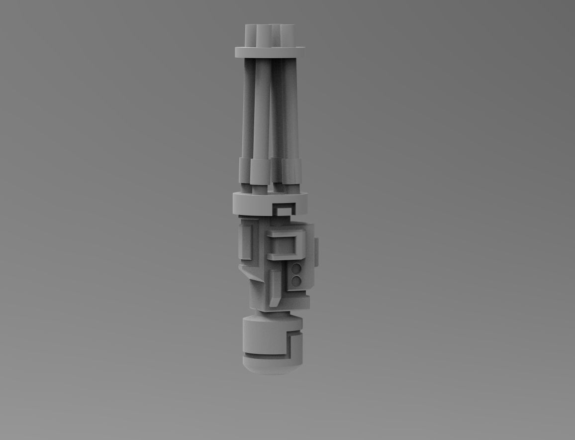 Greater Good crisis ranged weapon bits bundle 3D print model_4