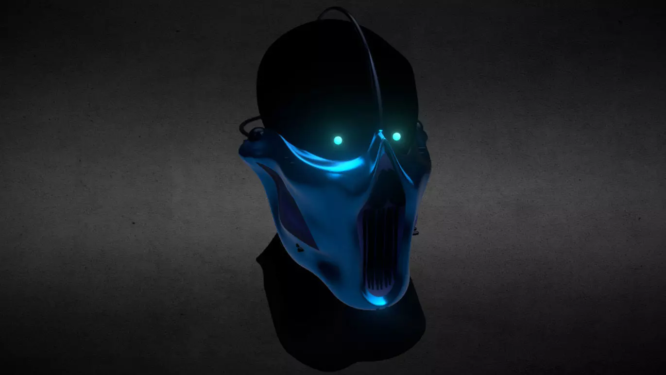 Subzero mask Free low-poly 3D model