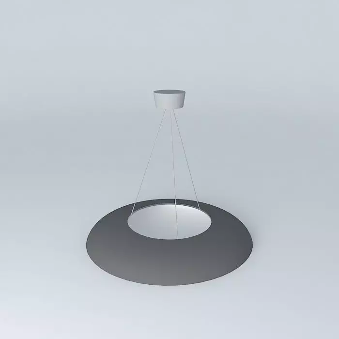 Lamp circular pendant light Free 3D model_0