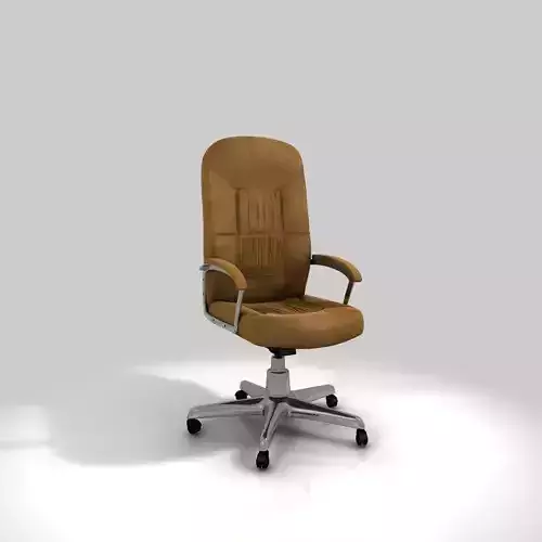 low poly chair desk for AR