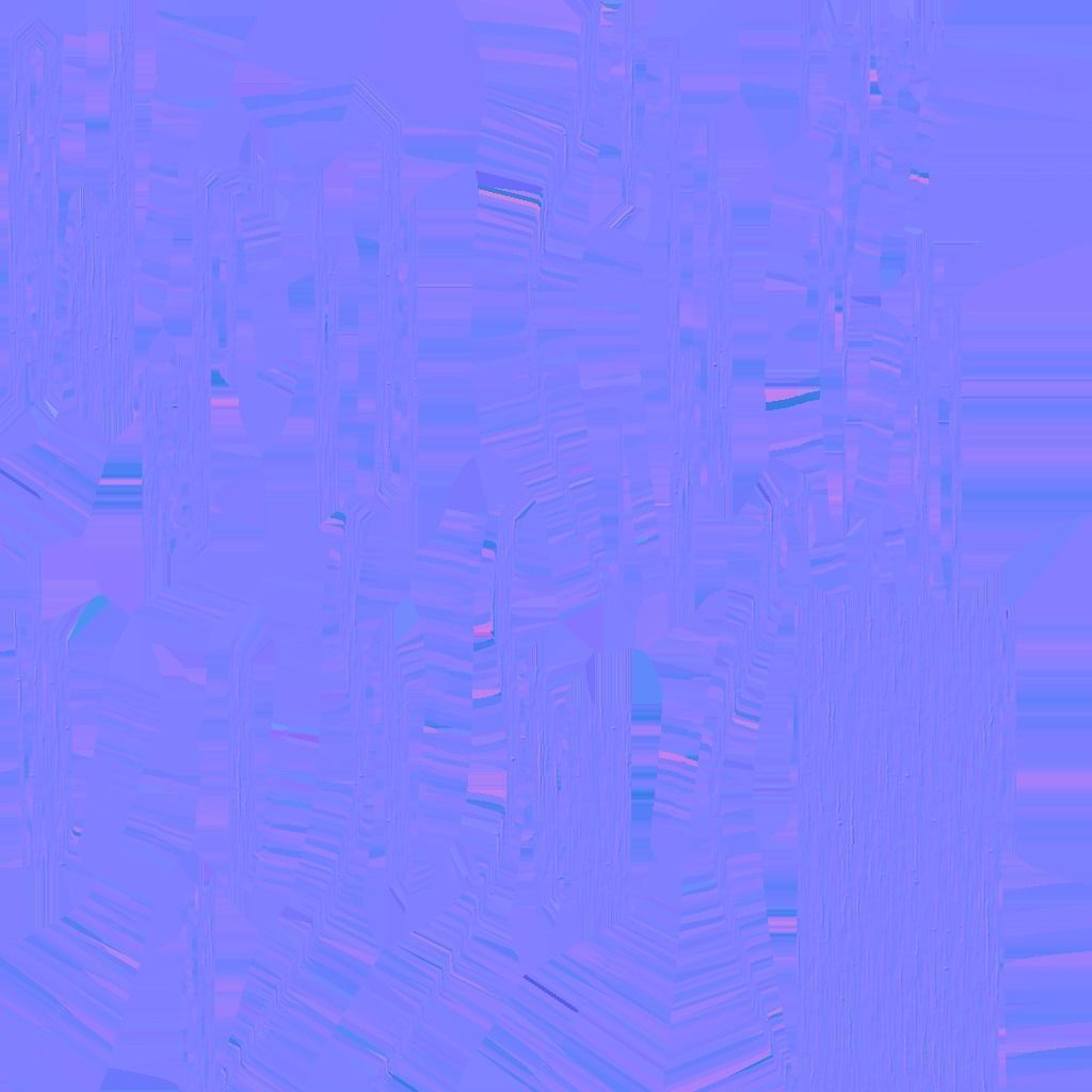 low poly AR VR chair wooden ready to use  Low-poly 3D model_8