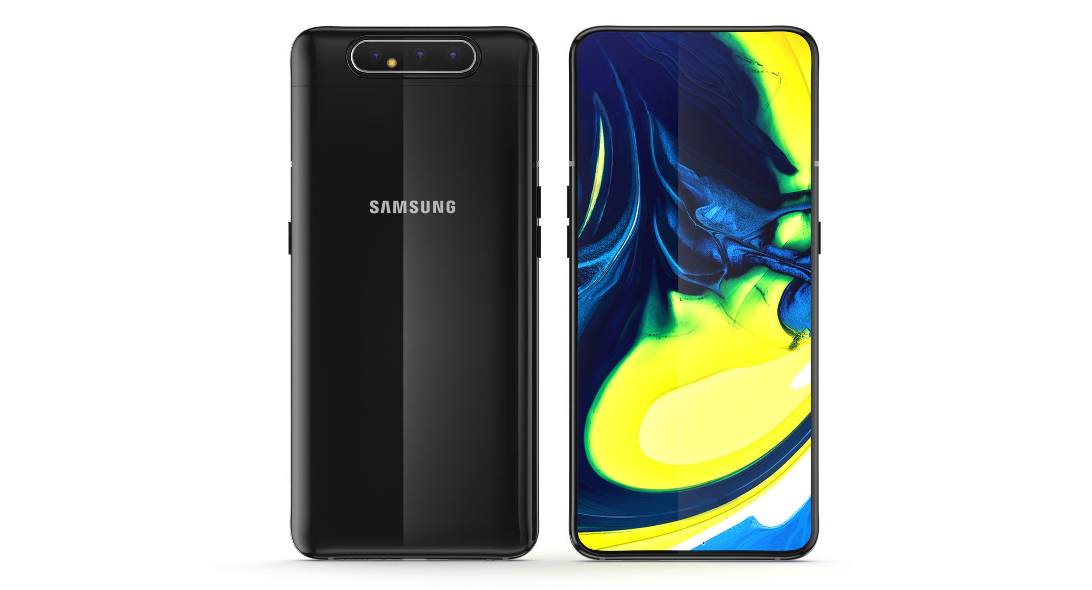 Samsung Galaxy A80  3D model_1