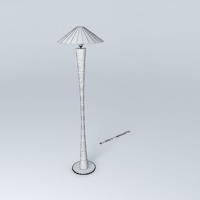 Lamp SL001 3D model_3