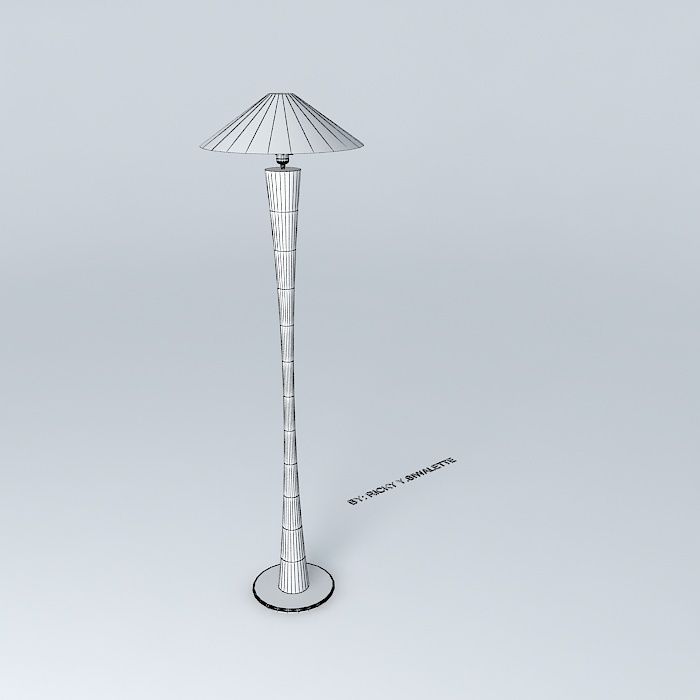 LAMP-SL001 floor lamp 3D model_3