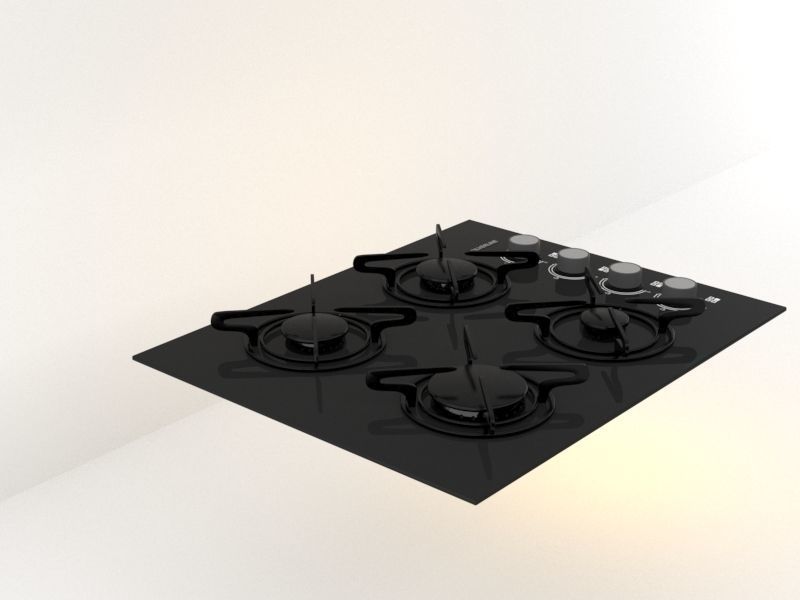 Mutfak Seti Low-poly 3D model_3