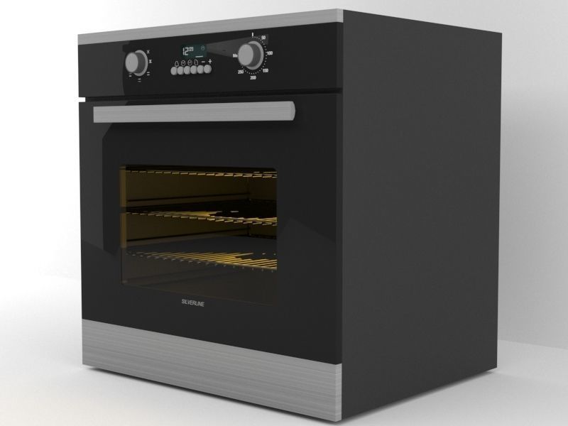 Mutfak Seti Low-poly 3D model_16