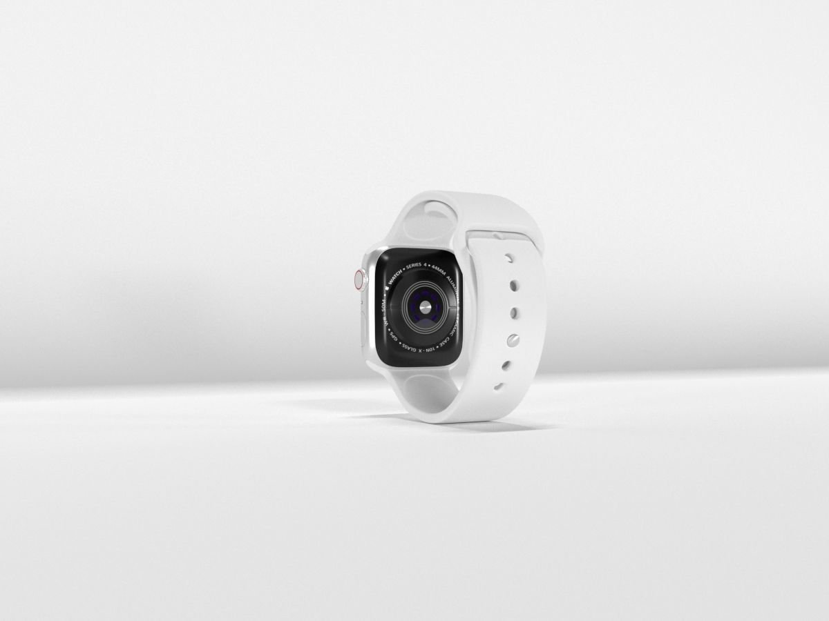 Apple Watch 4 Series Space Gray Silver Gold 3D Model Collection_19