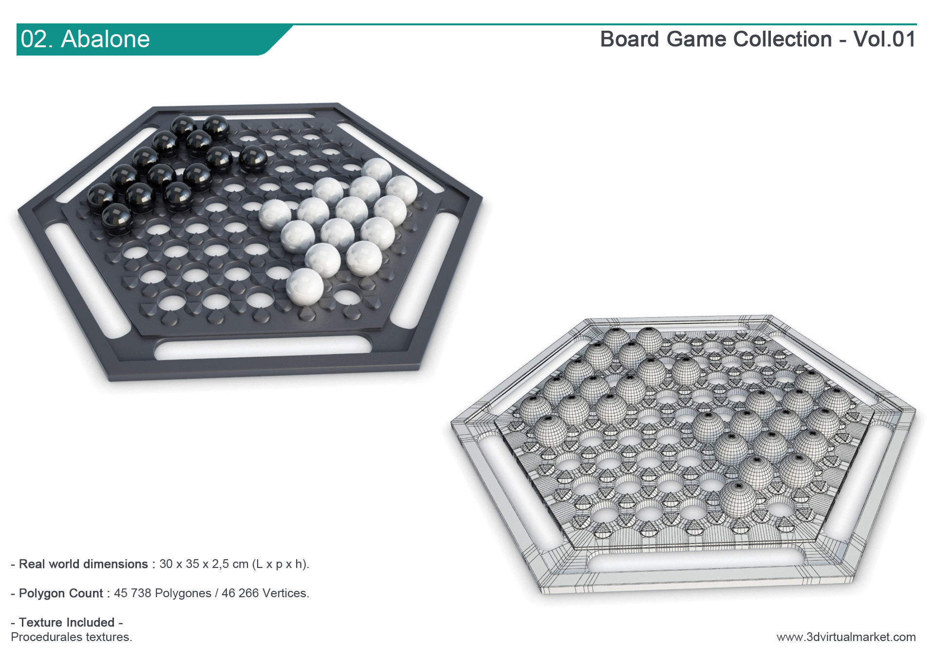 Board Games Collection 3D model_3