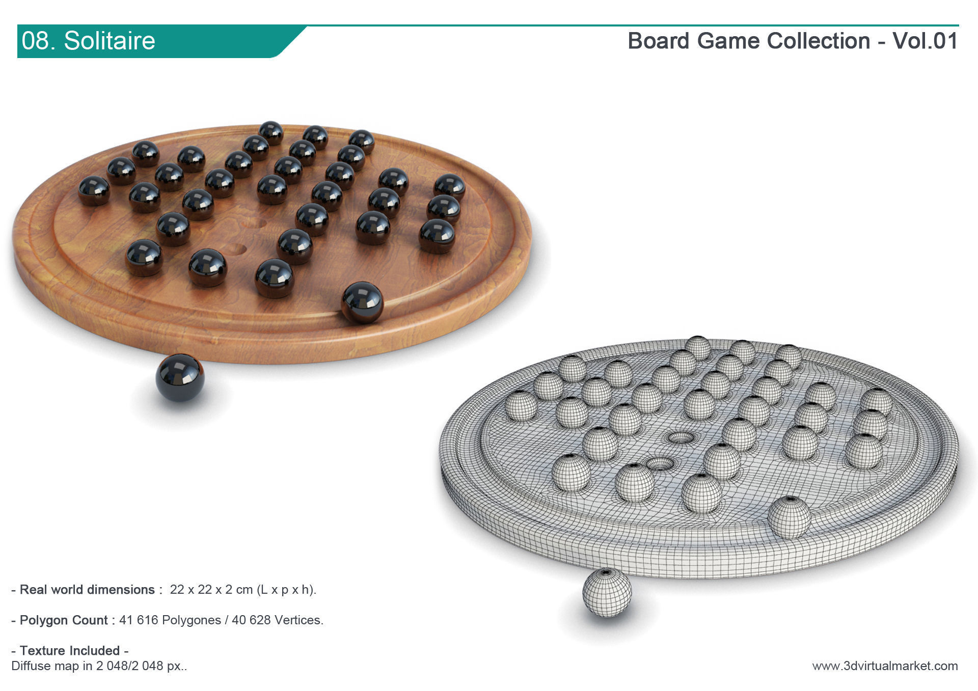 Board Games Collection 3D model_9