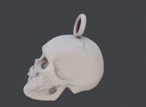 Skull model for 3D printer 3D print model_4