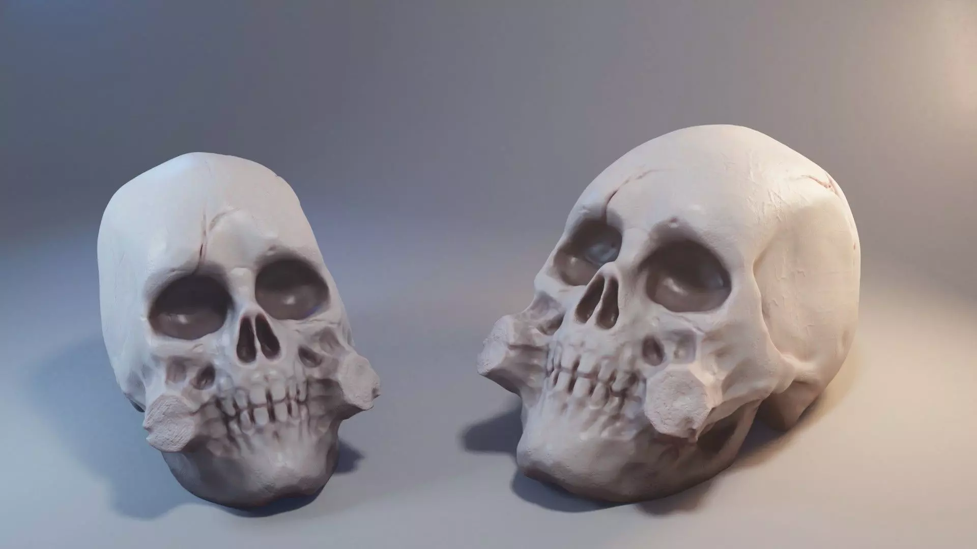 Skull model for 3D printer 3D print model_0