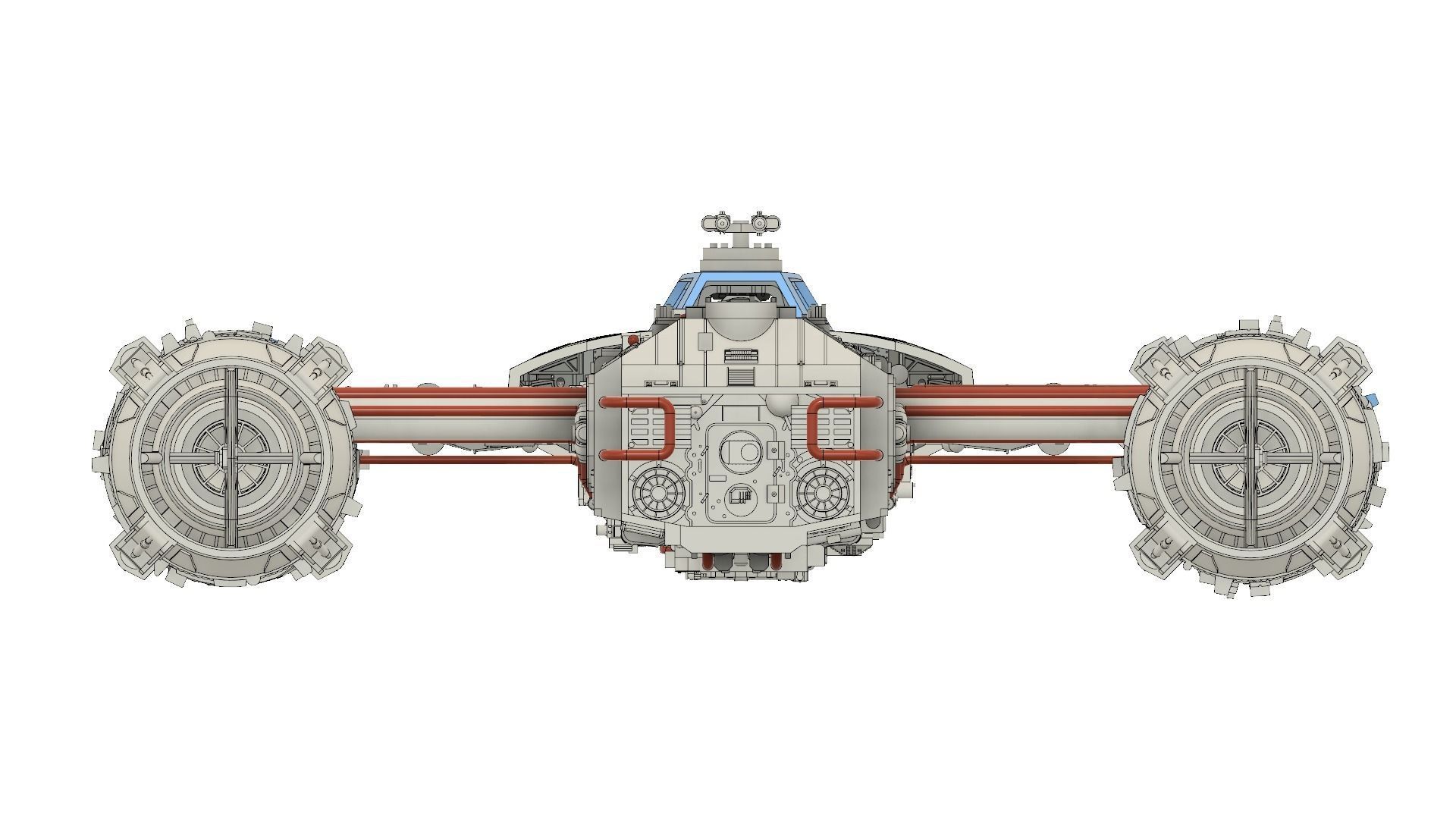 BTL-A4 Y-wing starfighter 3D print model_22