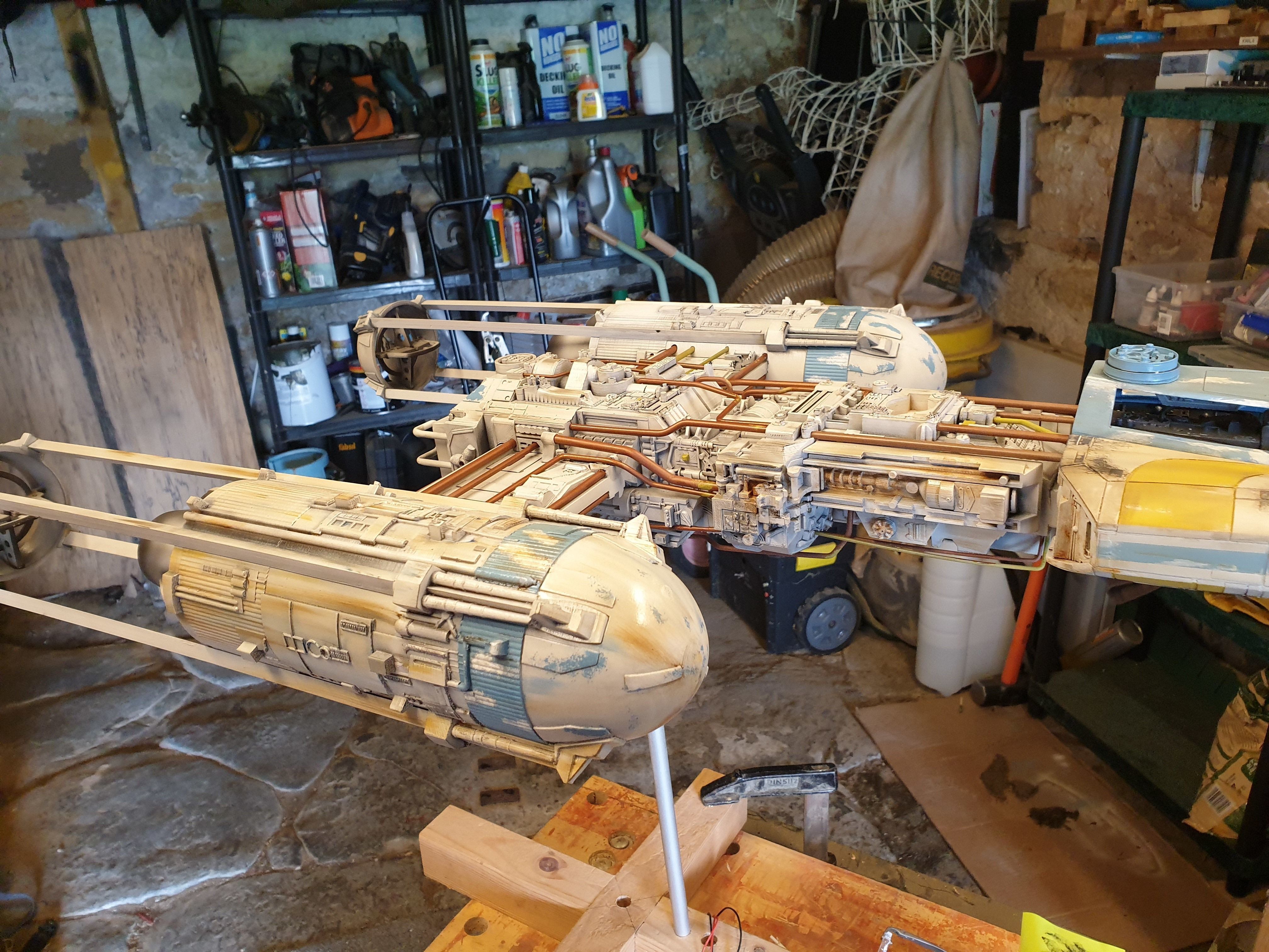 BTL-A4 Y-wing starfighter 3D print model_4