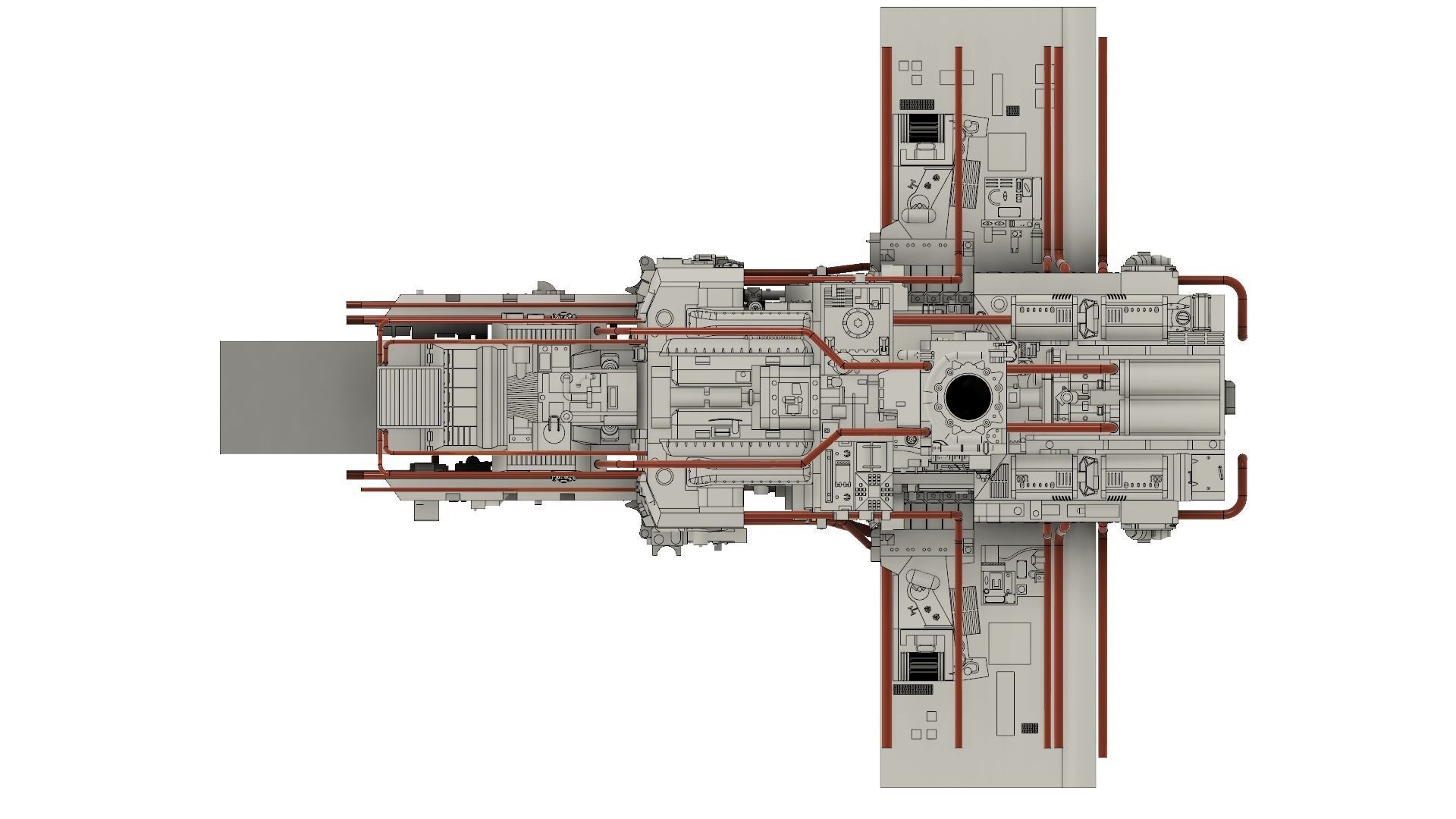 BTL-A4 Y-wing starfighter 3D print model_23