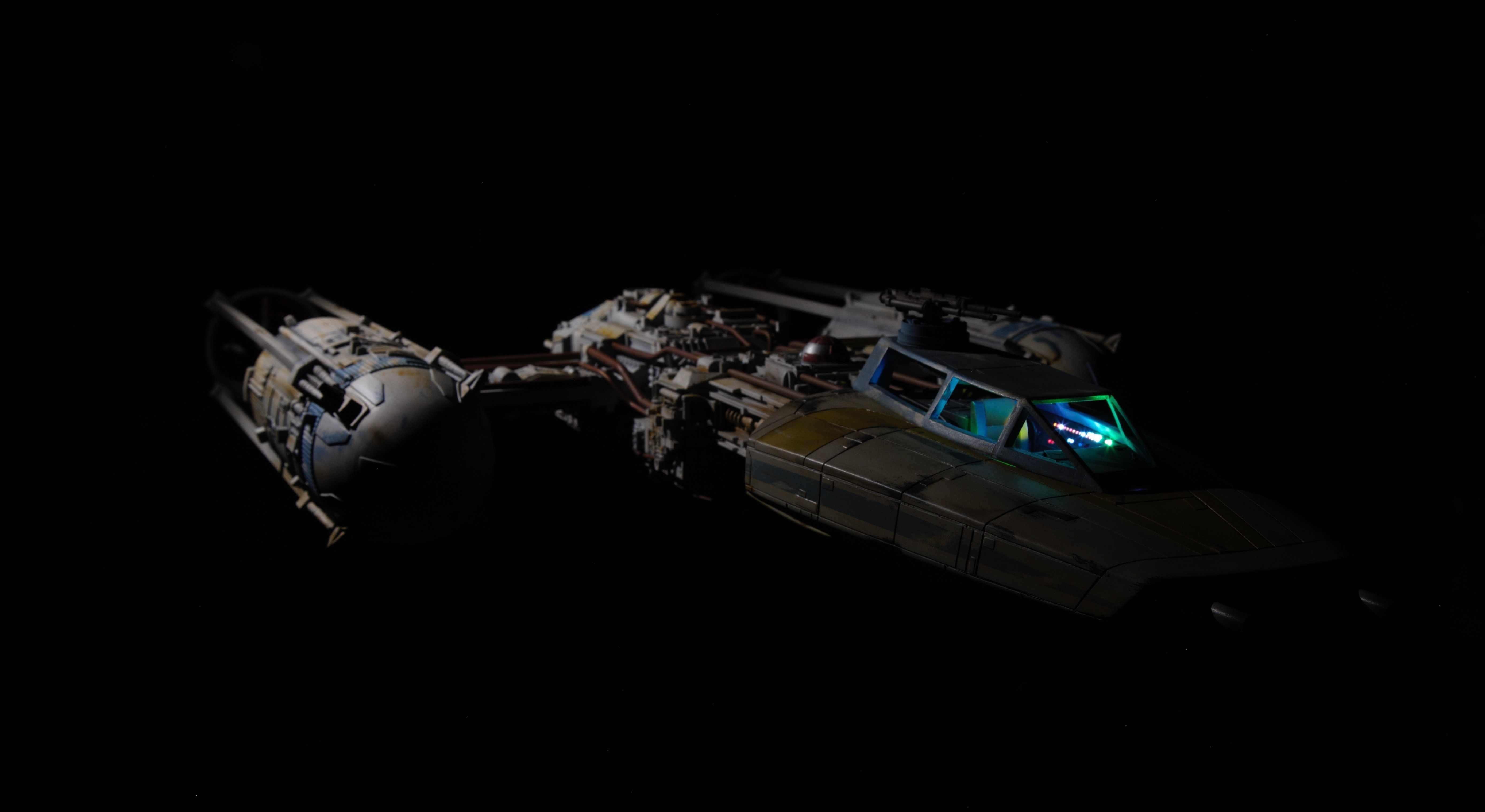 BTL-A4 Y-wing starfighter 3D print model_1