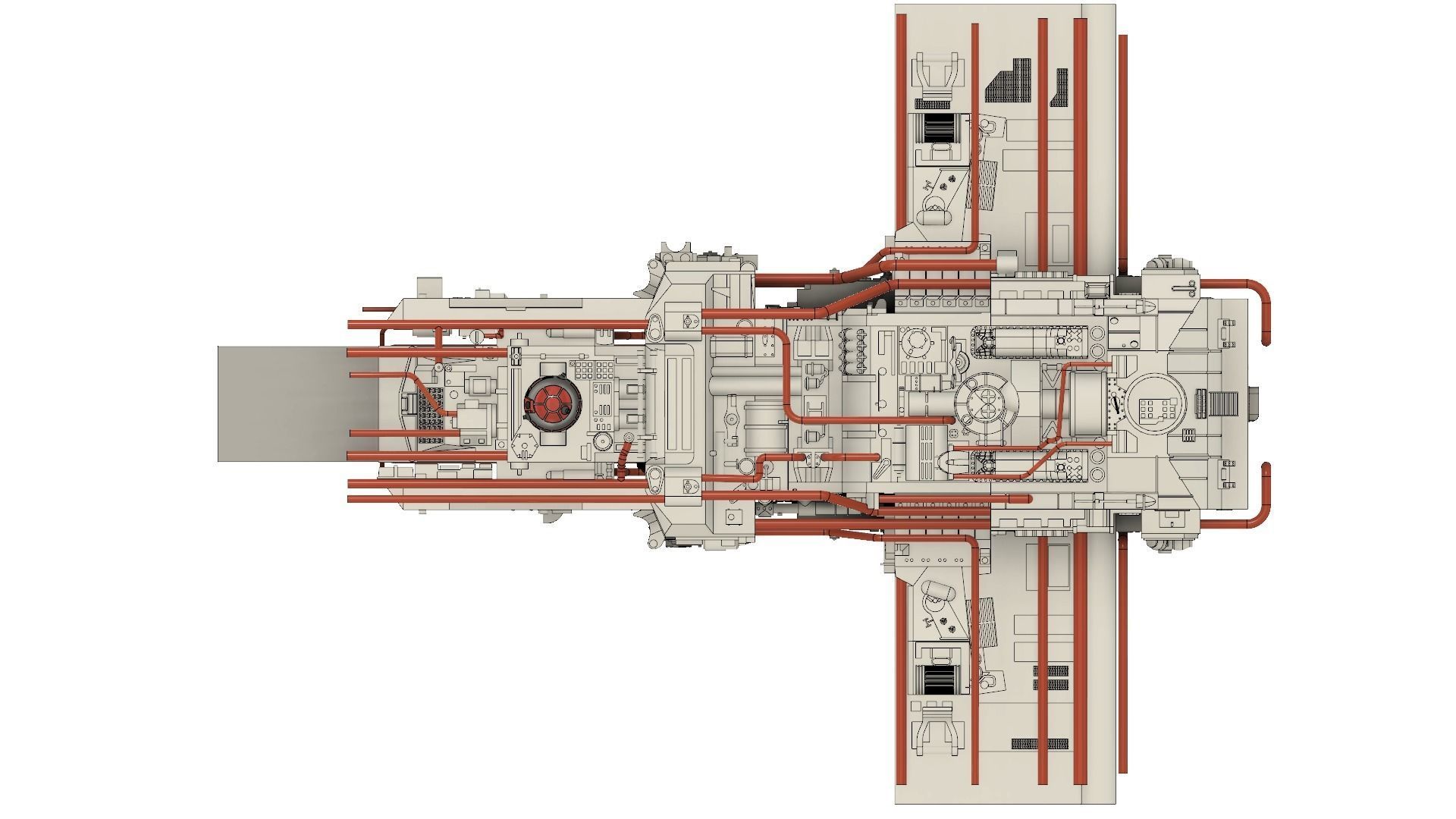 BTL-A4 Y-wing starfighter 3D print model_25