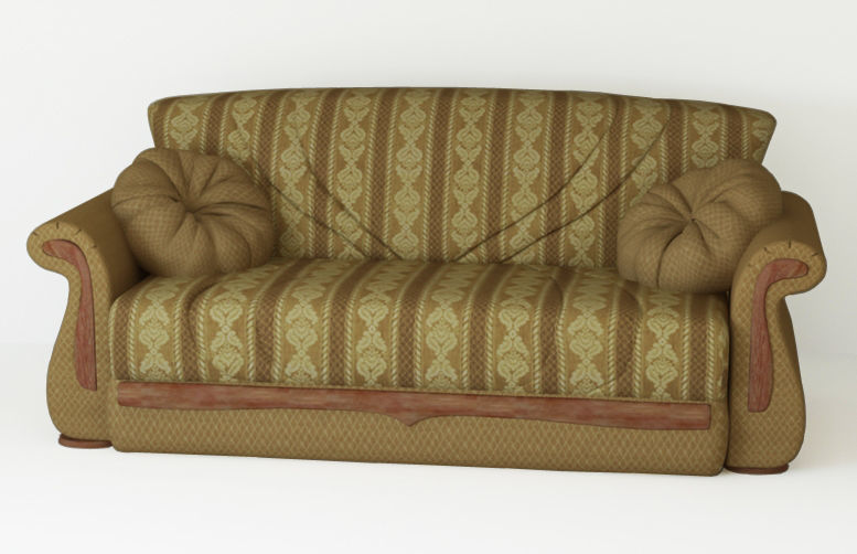 Armchair sofa Low-poly 3D model Low-poly 3D model Low-poly 3D model_9