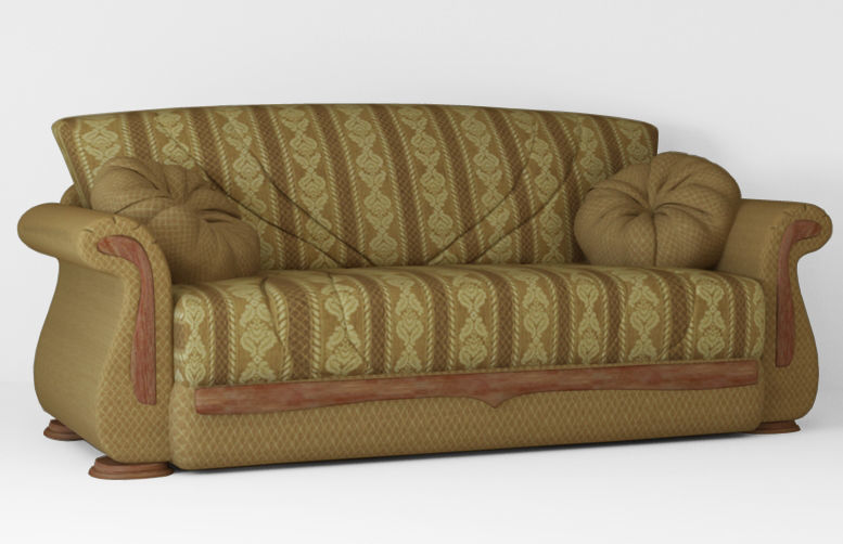 Armchair sofa Low-poly 3D model Low-poly 3D model Low-poly 3D model_6