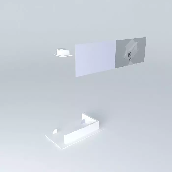 3D model illusion based on Kokichi Sugihara creation Free 3D model_0